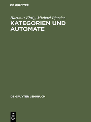 cover image of Kategorien und Automate
